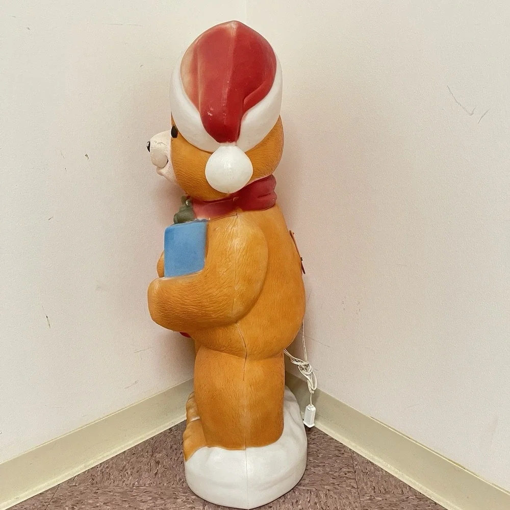 Teddy Bear Blow Mold Empire Christmas 35